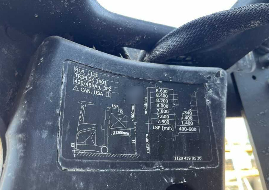 Linde R14-01 - Empilhador retráctil: foto 5 Linde R14-01 - Empilhador retráctil: foto 5