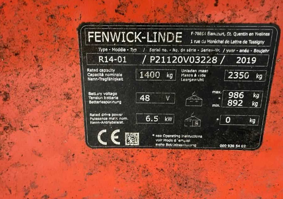 Linde R14-01 - Empilhador retráctil: foto 4 Linde R14-01 - Empilhador retráctil: foto 4