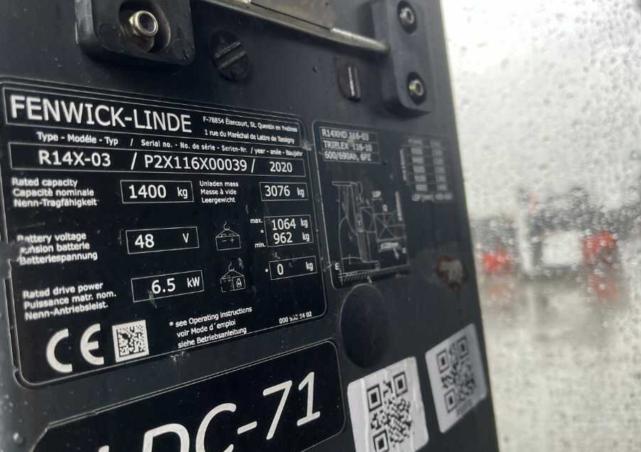 Linde R14X - Empilhador retráctil: foto 4 Linde R14X - Empilhador retráctil: foto 4