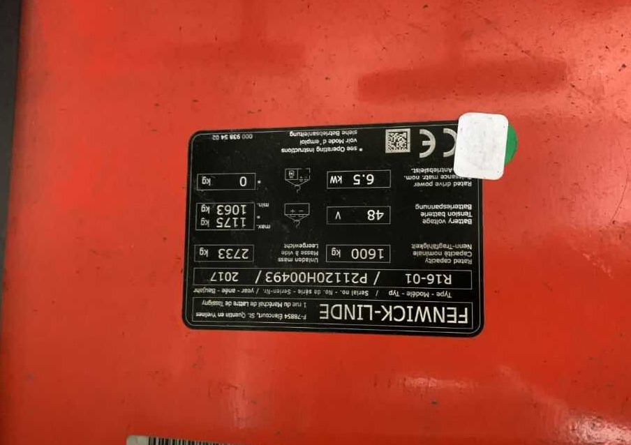Linde R16-01t - Empilhador retráctil: foto 4 Linde R16-01t - Empilhador retráctil: foto 4