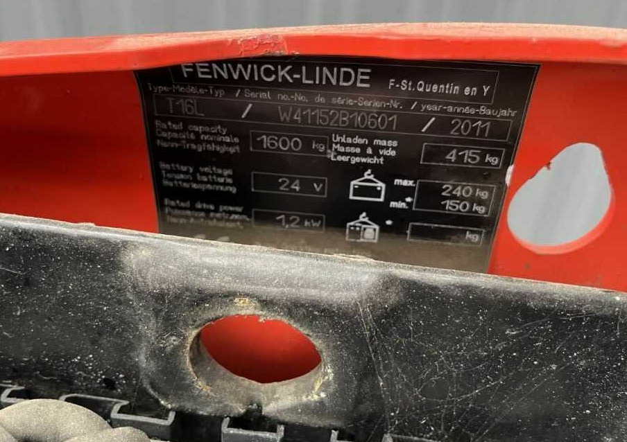 Linde T16L - Porta-palete: foto 4 Linde T16L - Porta-palete: foto 4
