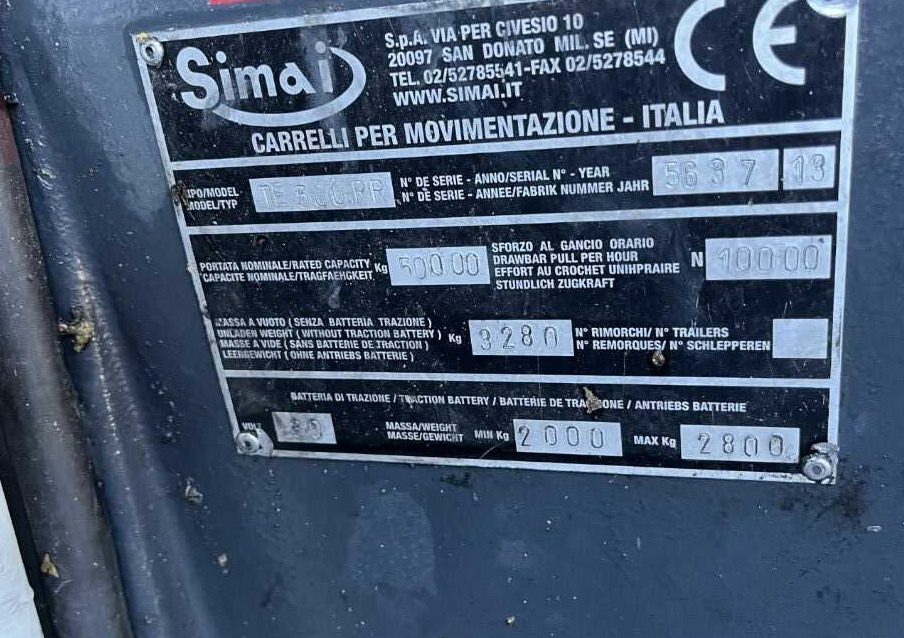 Simai TE500RR - Trator elétrics: foto 4 Simai TE500RR - Trator elétrics: foto 4