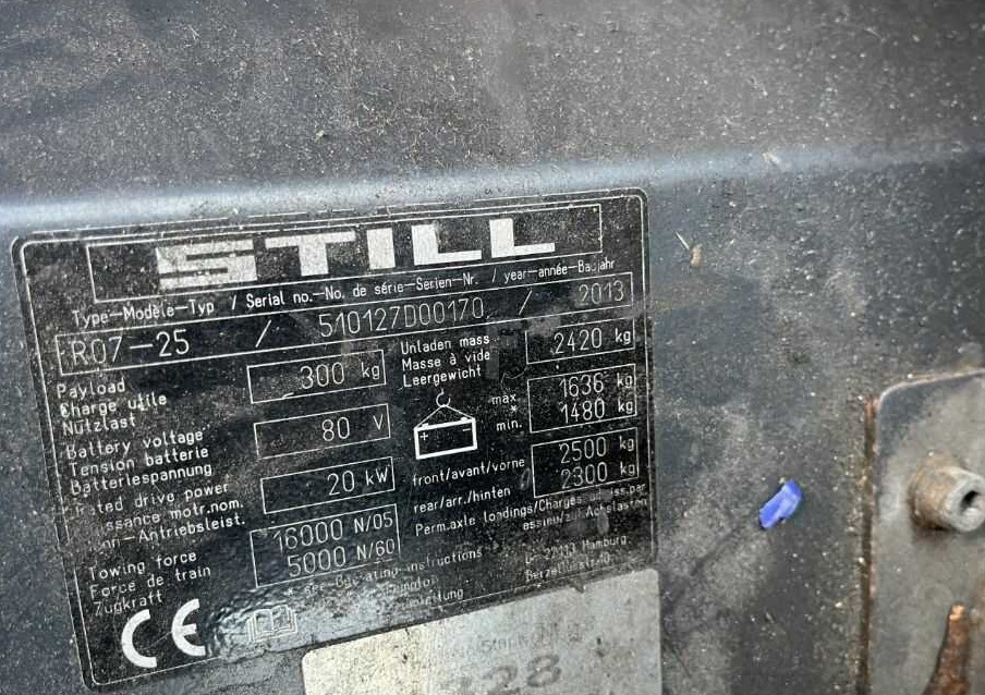 Still R07-25 - Trator elétrics: foto 4 Still R07-25 - Trator elétrics: foto 4
