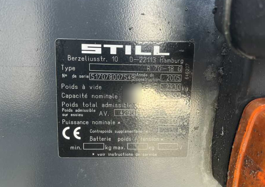 Still R70-16T - Empilhadeira a gás: foto 4 Still R70-16T - Empilhadeira a gás: foto 4
