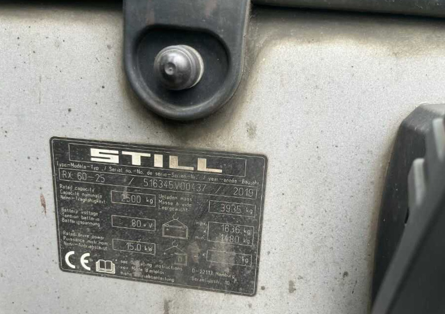Still RX60-25 - Empilhadeira elétrica: foto 4 Still RX60-25 - Empilhadeira elétrica: foto 4