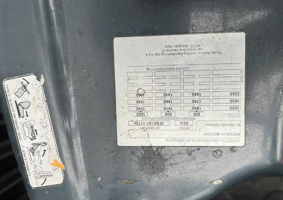 Toyota 8FBE18T - Empilhadeira elétrica: foto 5 Toyota 8FBE18T - Empilhadeira elétrica: foto 5