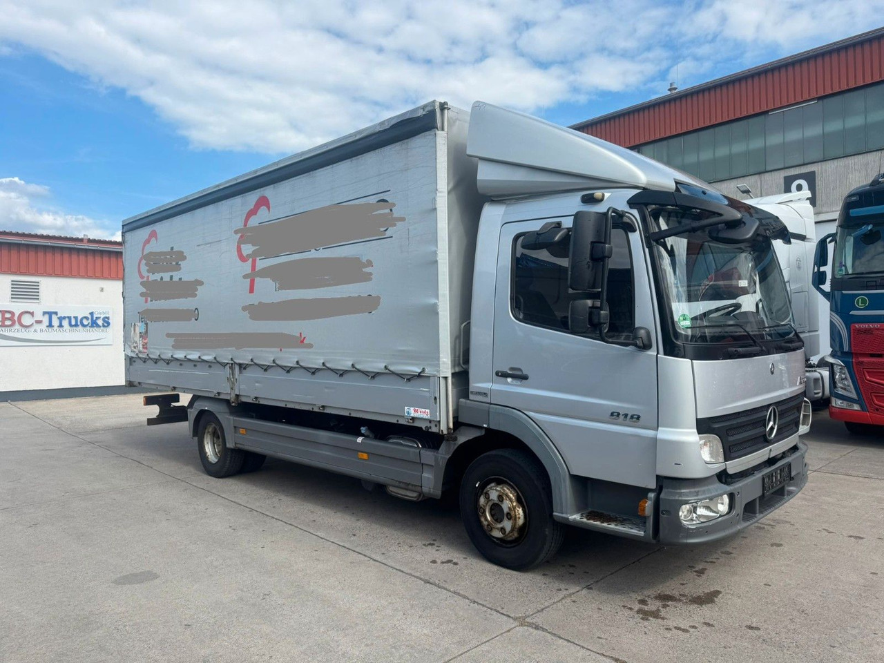 Mercedes-Benz ATEGO 818 * PR.PL * 217.000 KM * 1. HAND * TÜV - Carrinha de lona: foto 1 Mercedes-Benz ATEGO 818 * PR.PL * 217.000 KM * 1. HAND * TÜV - Carrinha de lona: foto 1