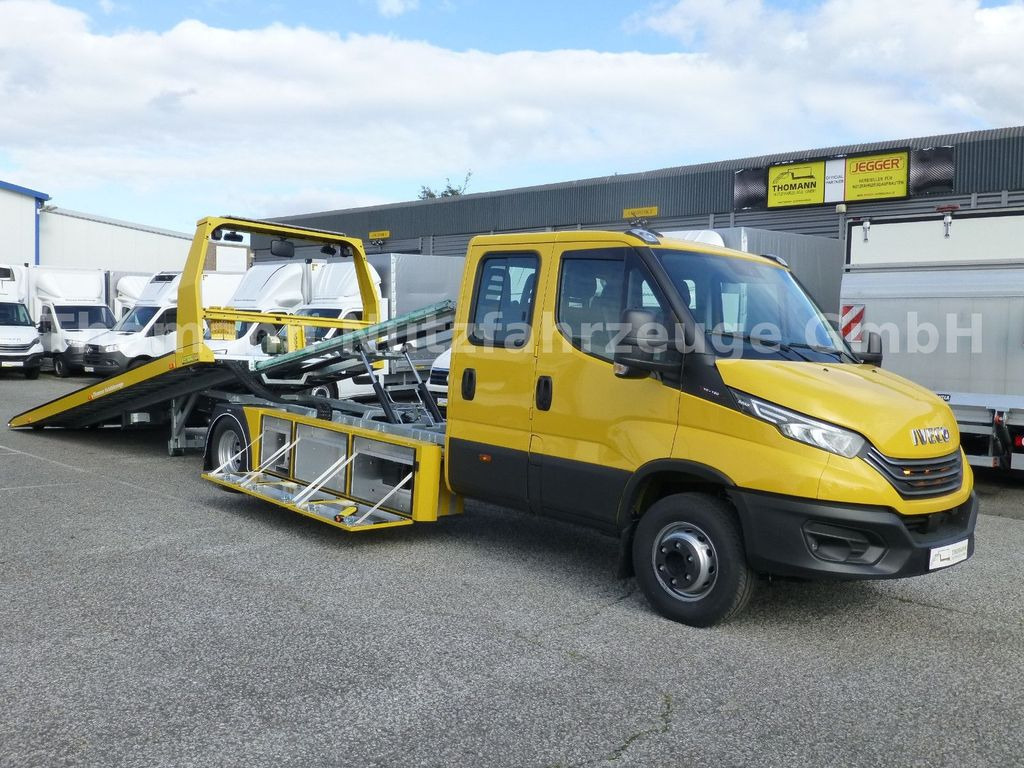 Iveco DAILY 70C18 DoKa Schiebeplateau Luftfed Navi - Caminhão reboque, Veículo comercial: foto 1 Iveco DAILY 70C18 DoKa Schiebeplateau Luftfed Navi - Caminhão reboque, Veículo comercial: foto 1