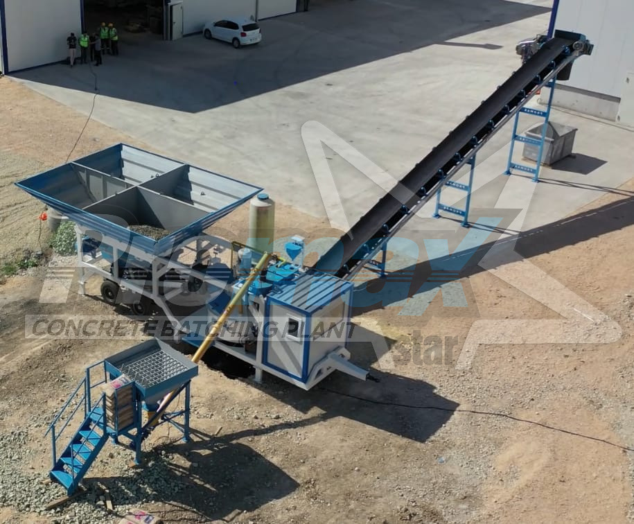PROMAX MOBILE CONCRETE PLANT M35-PLNT (35M3/H) - Usina de concreto: foto 4 PROMAX MOBILE CONCRETE PLANT M35-PLNT (35M3/H) - Usina de concreto: foto 4