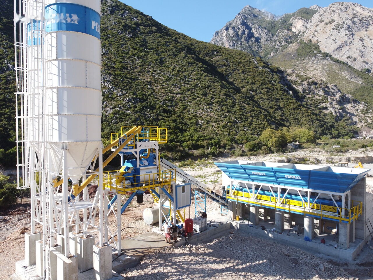 Promax Compact Concrete Batching Plant C100-TWN-LINE (100m3/h) - Usina de concreto: foto 1 Promax Compact Concrete Batching Plant C100-TWN-LINE (100m3/h) - Usina de concreto: foto 1