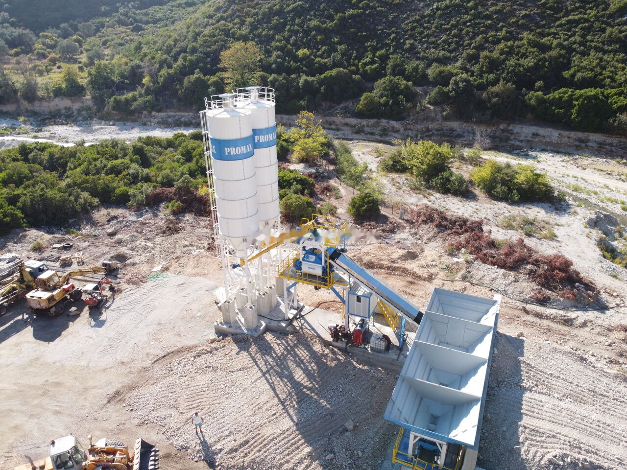 Promax Compact Concrete Batching Plant C100-TWN-LINE (100m3/h) - Usina de concreto: foto 3 Promax Compact Concrete Batching Plant C100-TWN-LINE (100m3/h) - Usina de concreto: foto 3