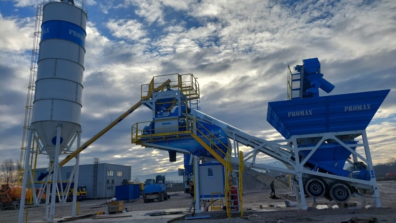 Promax Mobile Concrete Batching Plant PROMAX M100-TWN (100m³/h) - Usina de concreto: foto 4 Promax Mobile Concrete Batching Plant PROMAX M100-TWN (100m³/h) - Usina de concreto: foto 4