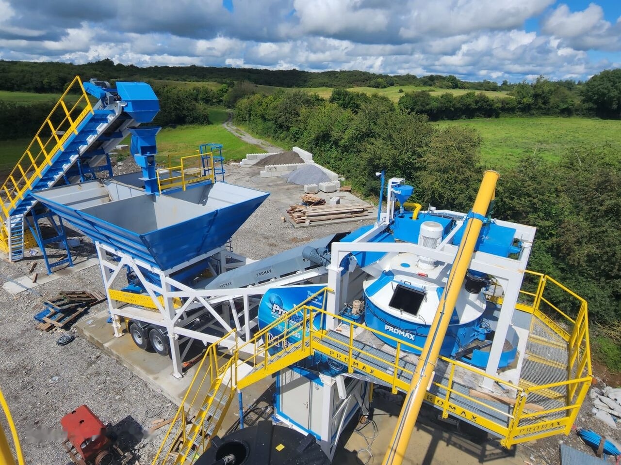 Promax Mobile Concrete Batching Plant PROMAX M60-PLNT (60m³/h) - Silo de cimento: foto 2 Promax Mobile Concrete Batching Plant PROMAX M60-PLNT (60m³/h) - Silo de cimento: foto 2