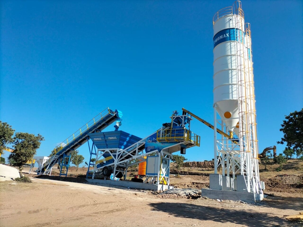 Usina de concreto novo Promax Mobile Concrete Batching Plant PROMAX M60-SNG (60m3/h): foto 14