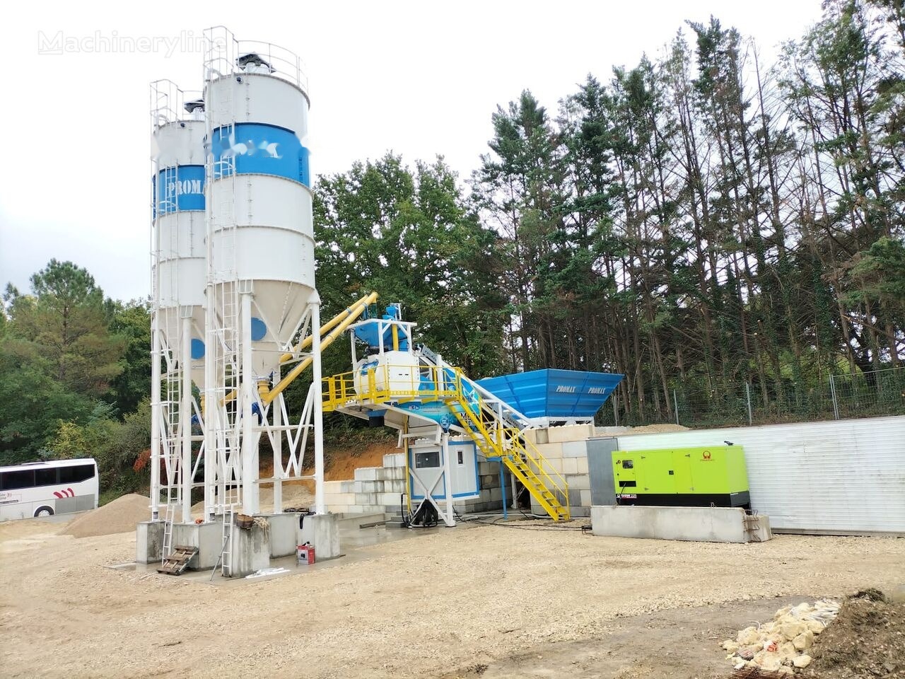 Usina de concreto novo Promax Mobile Concrete Batching Plant PROMAX M60-SNG (60m3/h): foto 21