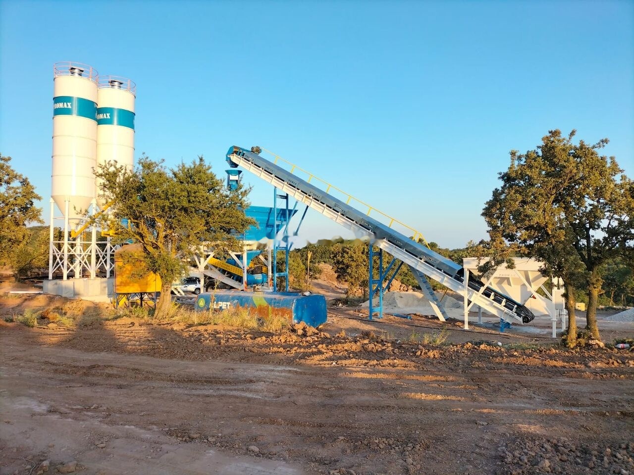 Usina de concreto novo Promax Mobile Concrete Batching Plant PROMAX M60-SNG (60m3/h): foto 15