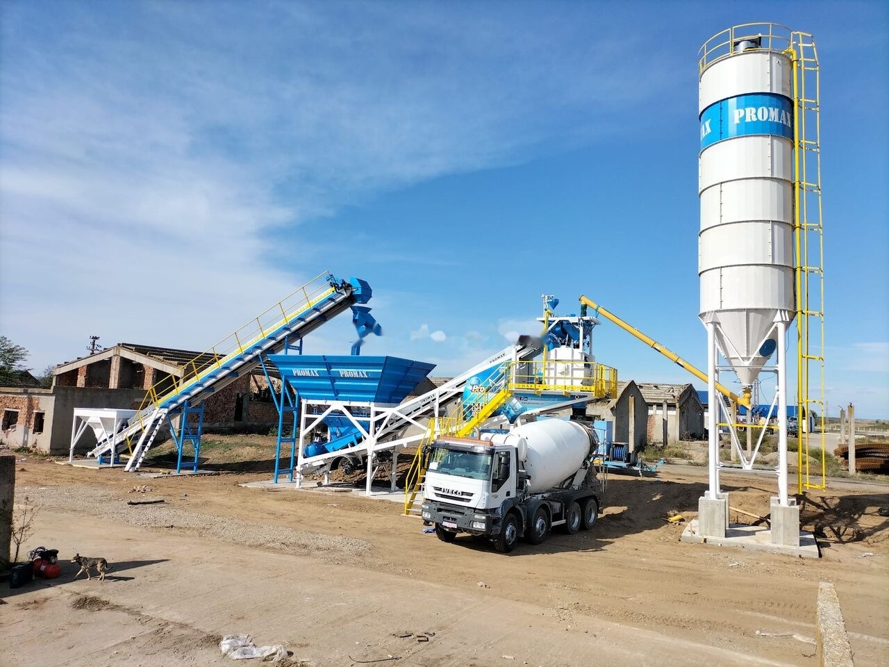 Usina de concreto novo Promax Mobile Concrete Batching Plant PROMAX M60-SNG (60m3/h): foto 24