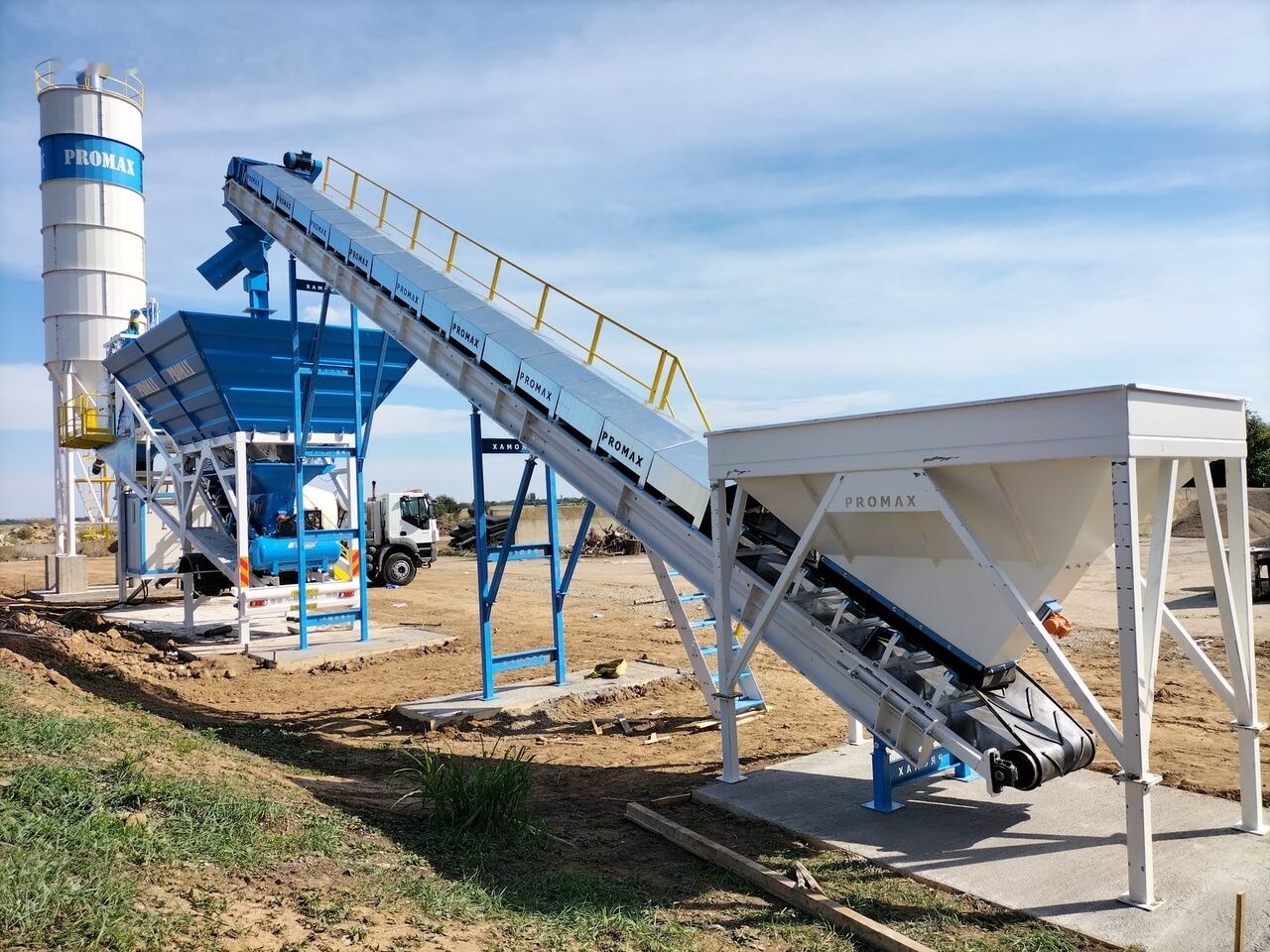 Usina de concreto novo Promax Mobile Concrete Batching Plant PROMAX M60-SNG (60m3/h): foto 23