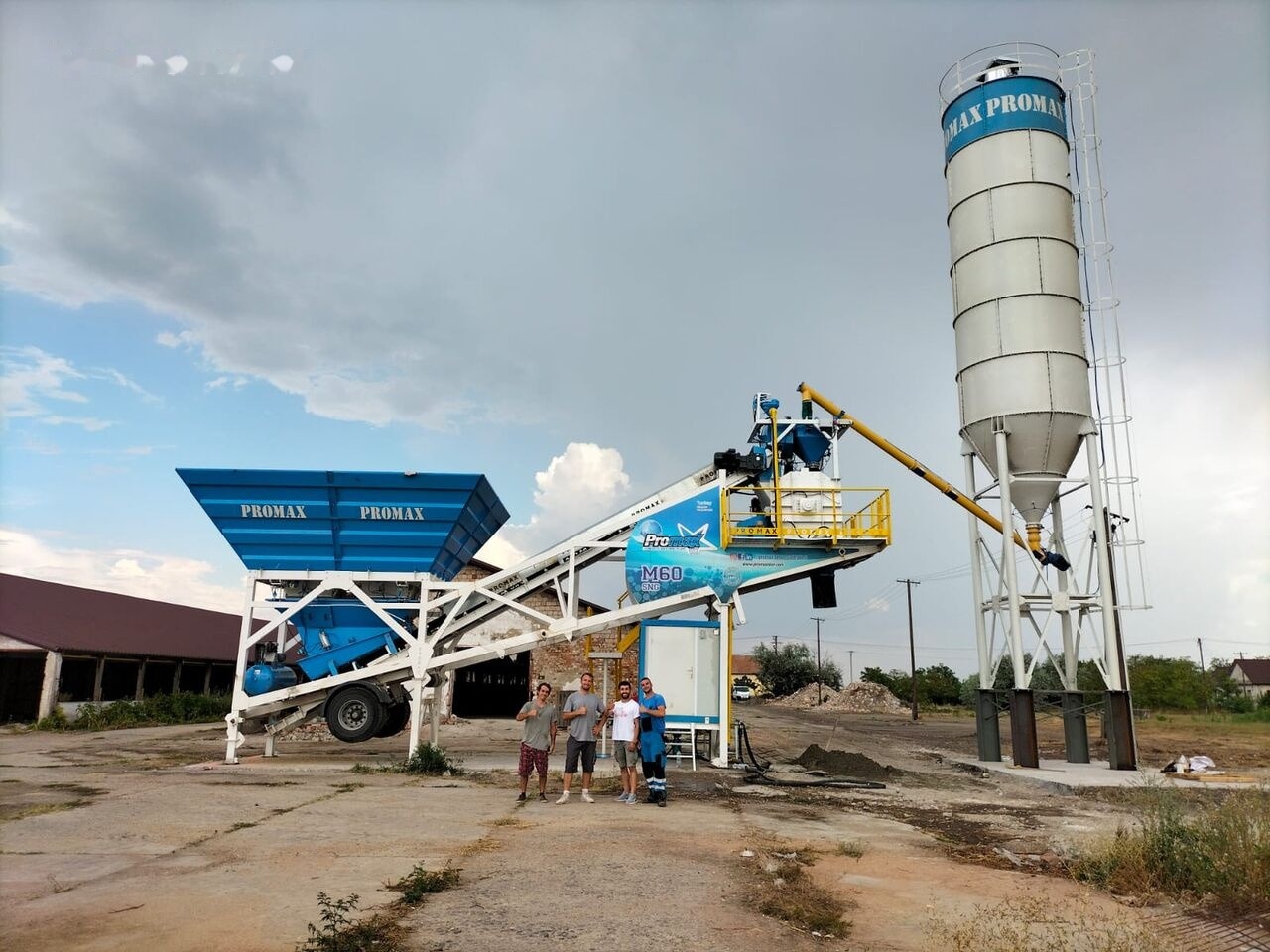 Usina de concreto novo Promax Mobile Concrete Batching Plant PROMAX M60-SNG (60m3/h): foto 8