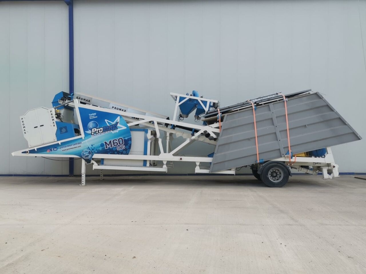 Usina de concreto novo Promax Mobile Concrete Batching Plant PROMAX M60-SNG (60m3/h): foto 26