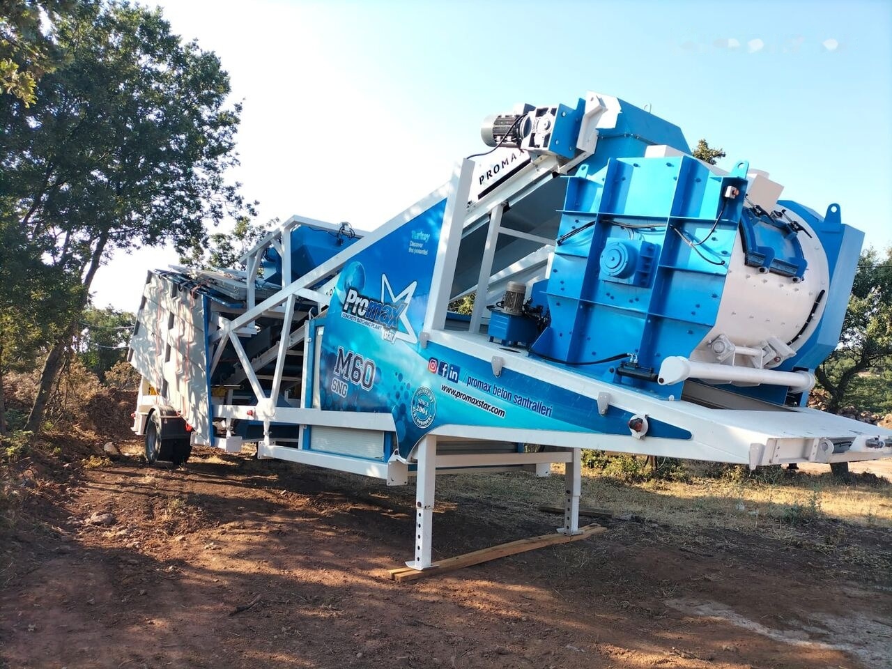 Usina de concreto novo Promax Mobile Concrete Batching Plant PROMAX M60-SNG (60m3/h): foto 16