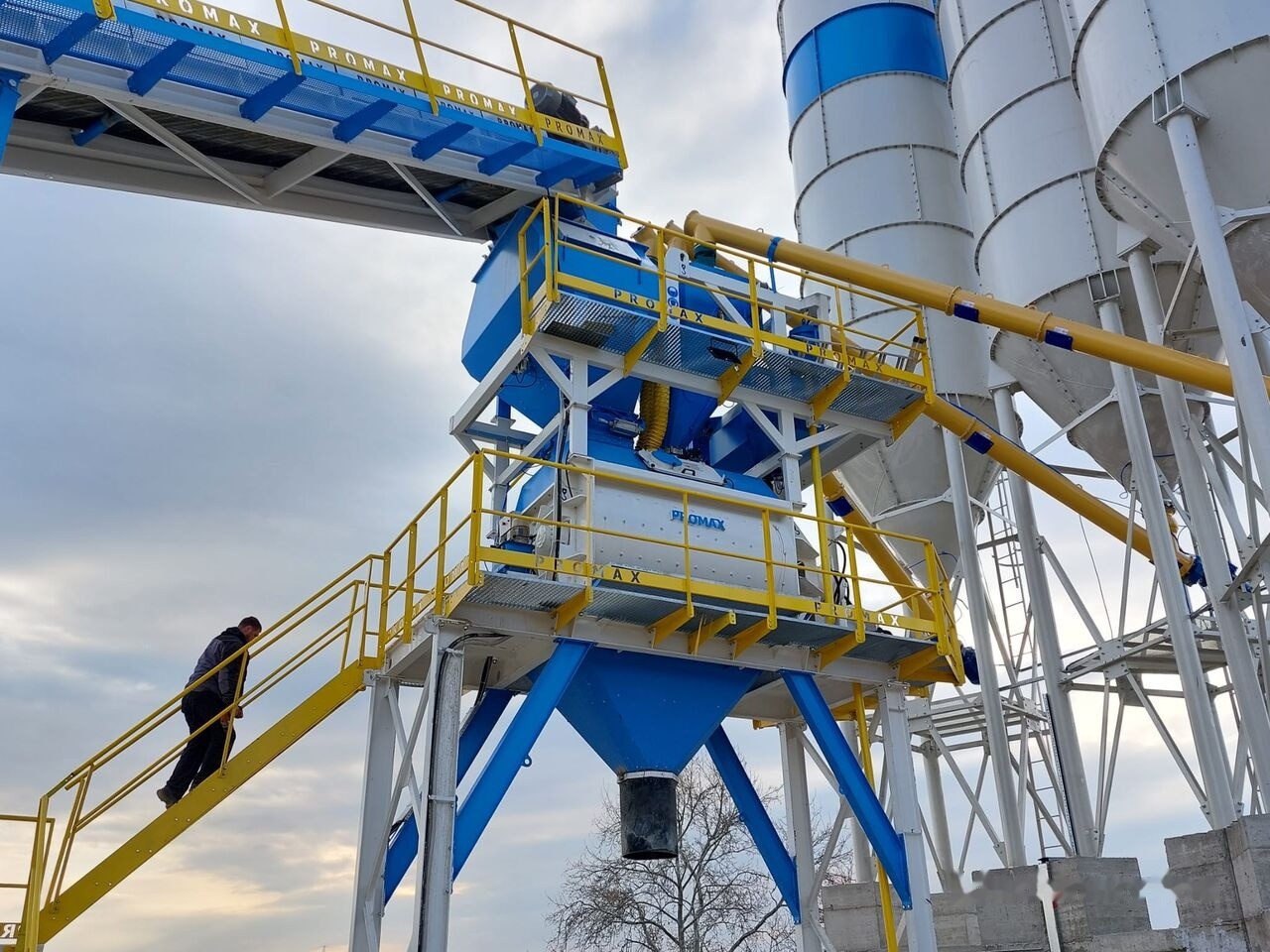 Promax Stationary Concrete Batching Plant S130-TWN (130m/h) - Usina de concreto: foto 3 Promax Stationary Concrete Batching Plant S130-TWN (130m/h) - Usina de concreto: foto 3