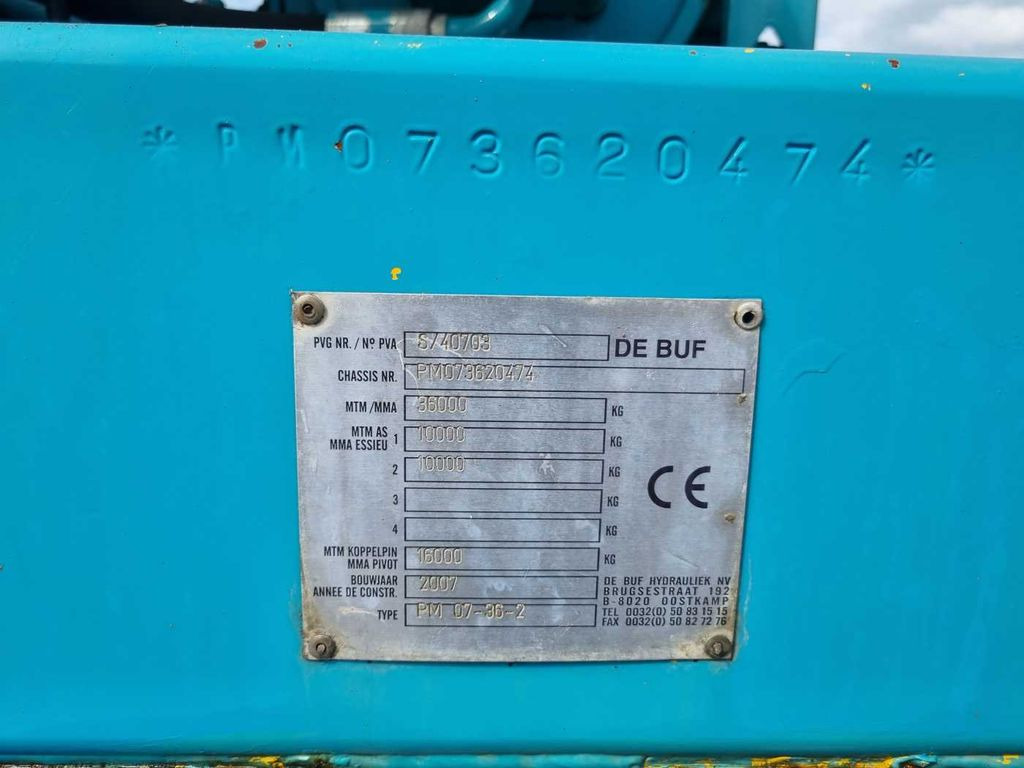 Autobomba de betão De Buf Beton-Mischer 9m³/Sermac 24m Betonpumpe: foto 15