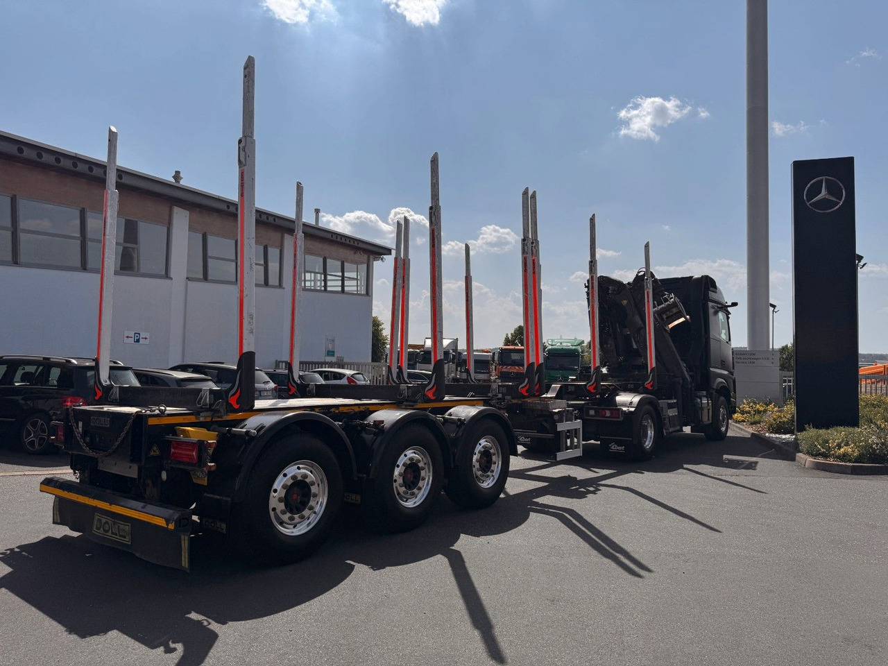 Doll H3L-14X Langholz Lift+Lenkachse - Reboque transporte de madeira: foto 3 Doll H3L-14X Langholz Lift+Lenkachse - Reboque transporte de madeira: foto 3
