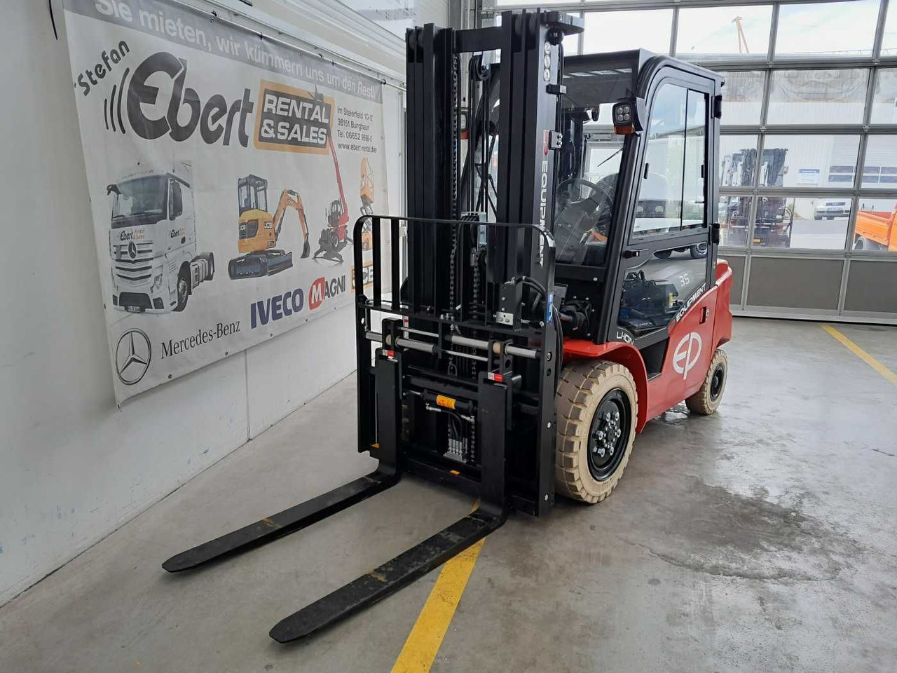 Empilhadeira elétrica EP Equipment EFL353 / 3,5T / Triplex: 4,80m /ZVG: foto 7