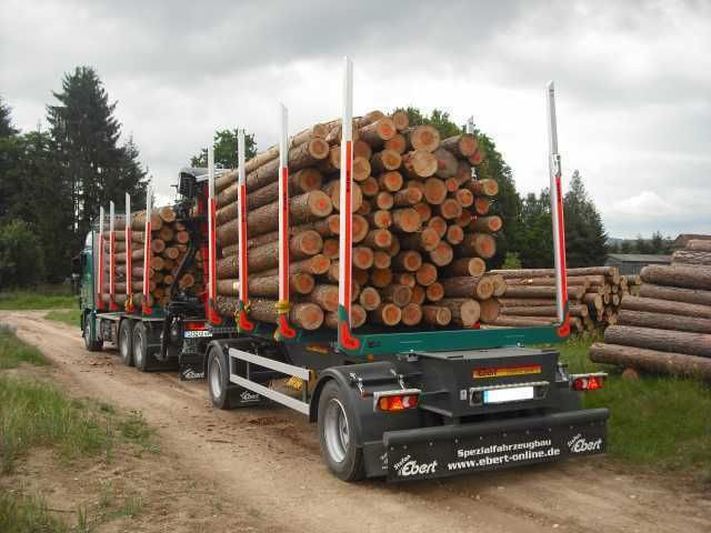Ebert KHA 18 Kurzholz-Anhänger NEU - Reboque transporte de madeira: foto 2 Ebert KHA 18 Kurzholz-Anhänger NEU - Reboque transporte de madeira: foto 2