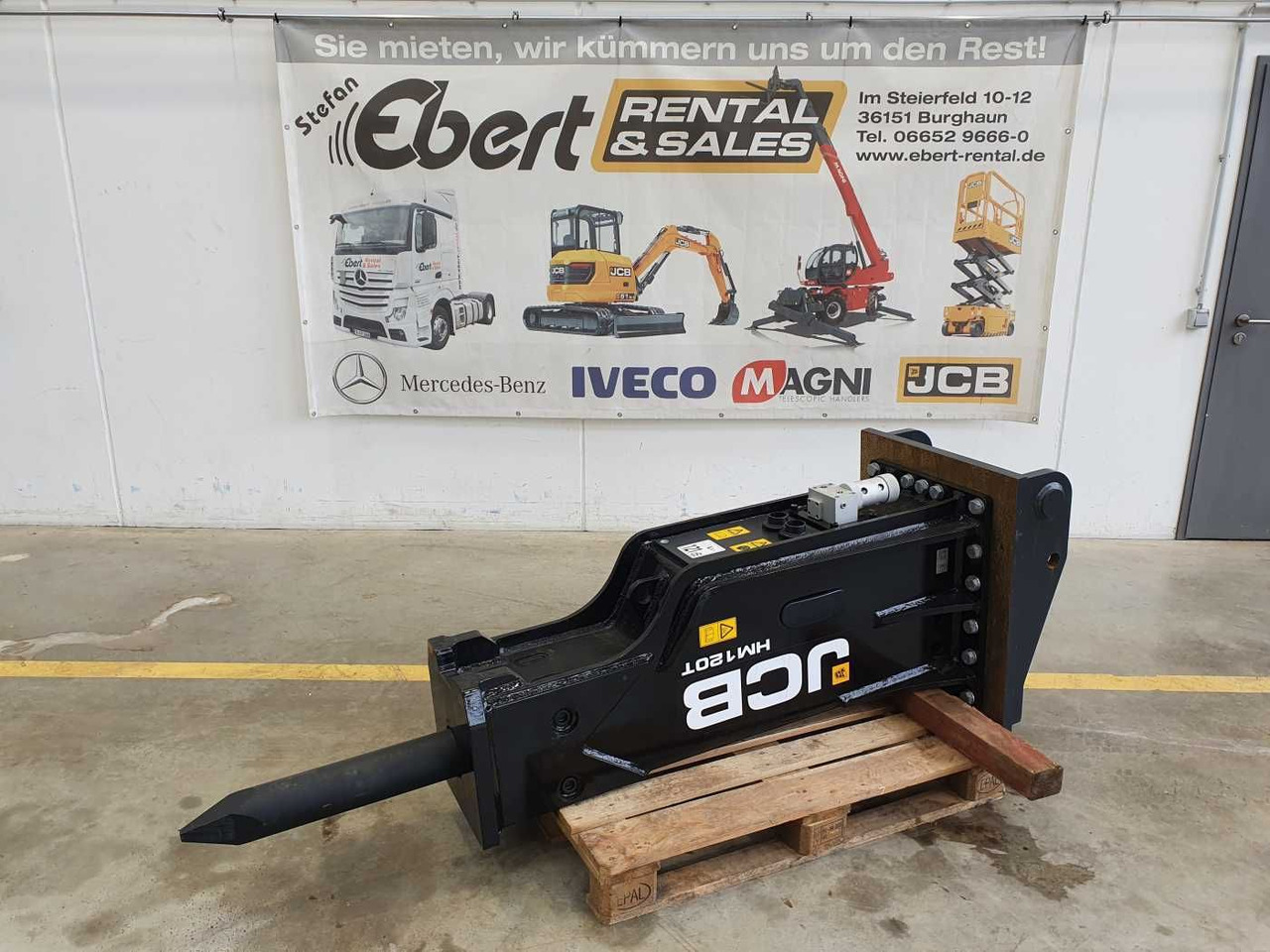 JCB HM120T / Hydraulikhammer / MS21 / 12-18 to - Martelo hidráulico por Máquina de construção: foto 1 JCB HM120T / Hydraulikhammer / MS21 / 12-18 to - Martelo hidráulico por Máquina de construção: foto 1