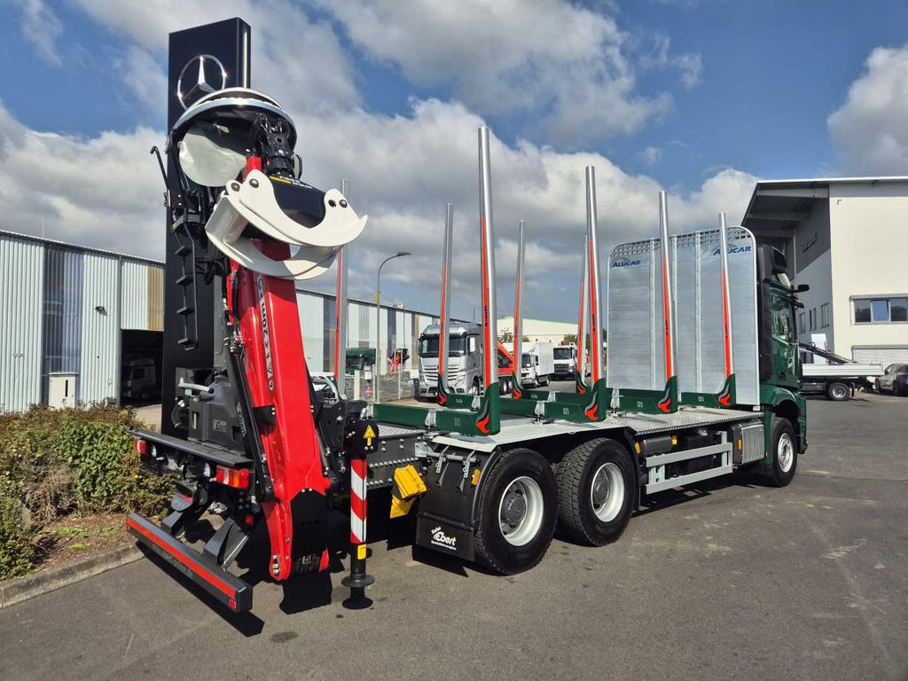 Camião de transporte de madeira, Camião grua novo Mercedes-Benz Arocs 2651 L 6x4 Kran Epsilon TZ 12-86 Retarder: foto 8