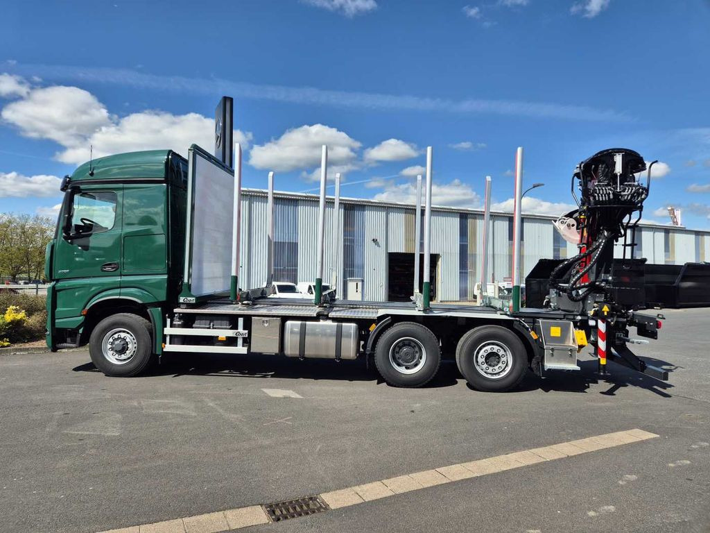 Mercedes-Benz Arocs 2751 L 6x2 (6x4) HAD + Kran: Epsilon M12Z - Camião de transporte de madeira, Camião grua: foto 4 Mercedes-Benz Arocs 2751 L 6x2 (6x4) HAD + Kran: Epsilon M12Z - Camião de transporte de madeira, Camião grua: foto 4