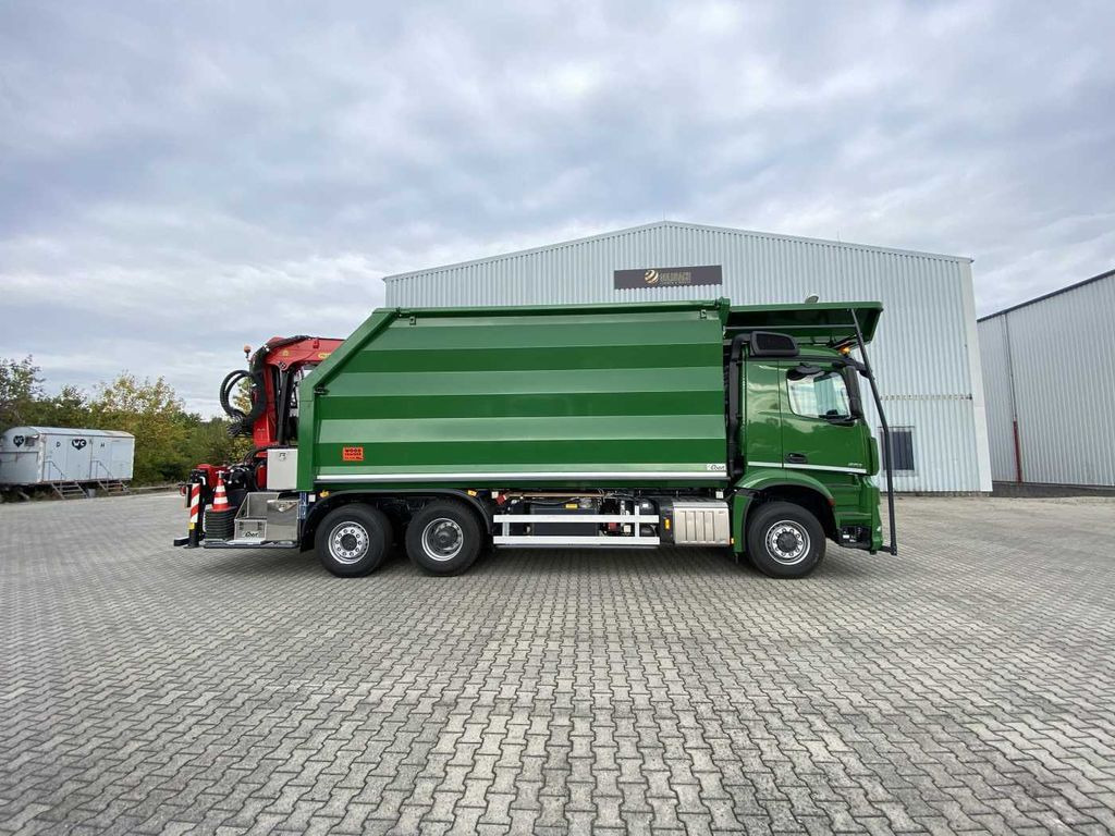 Camião de transporte de madeira, Camião grua novo Mercedes-Benz Arocs 2751L HAD + Q170L (11,5m!) -EBERT-Fäll-LKW: foto 14