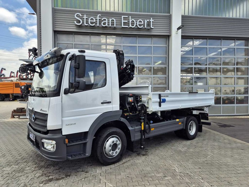 Mercedes-Benz Atego 1224 KK Kipper+Kran+Funk+Greifersteuerung - Camião basculante, Camião grua: foto 2 Mercedes-Benz Atego 1224 KK Kipper+Kran+Funk+Greifersteuerung - Camião basculante, Camião grua: foto 2