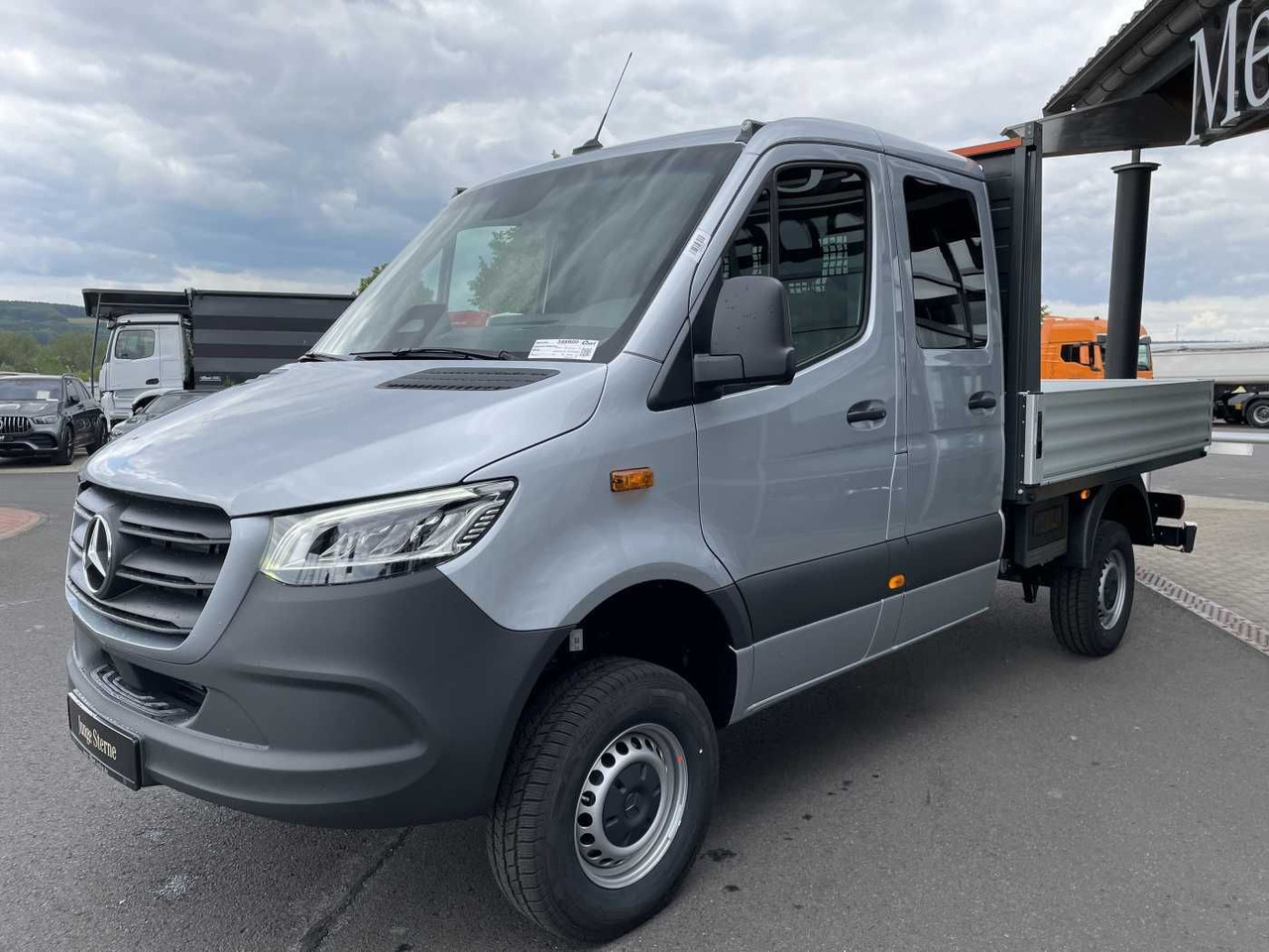 Mercedes-Benz Sprinter 319 CDI 4x4 DoKa Klima Stdheiz AHK LED - Carrinha de lona: foto 3 Mercedes-Benz Sprinter 319 CDI 4x4 DoKa Klima Stdheiz AHK LED - Carrinha de lona: foto 3