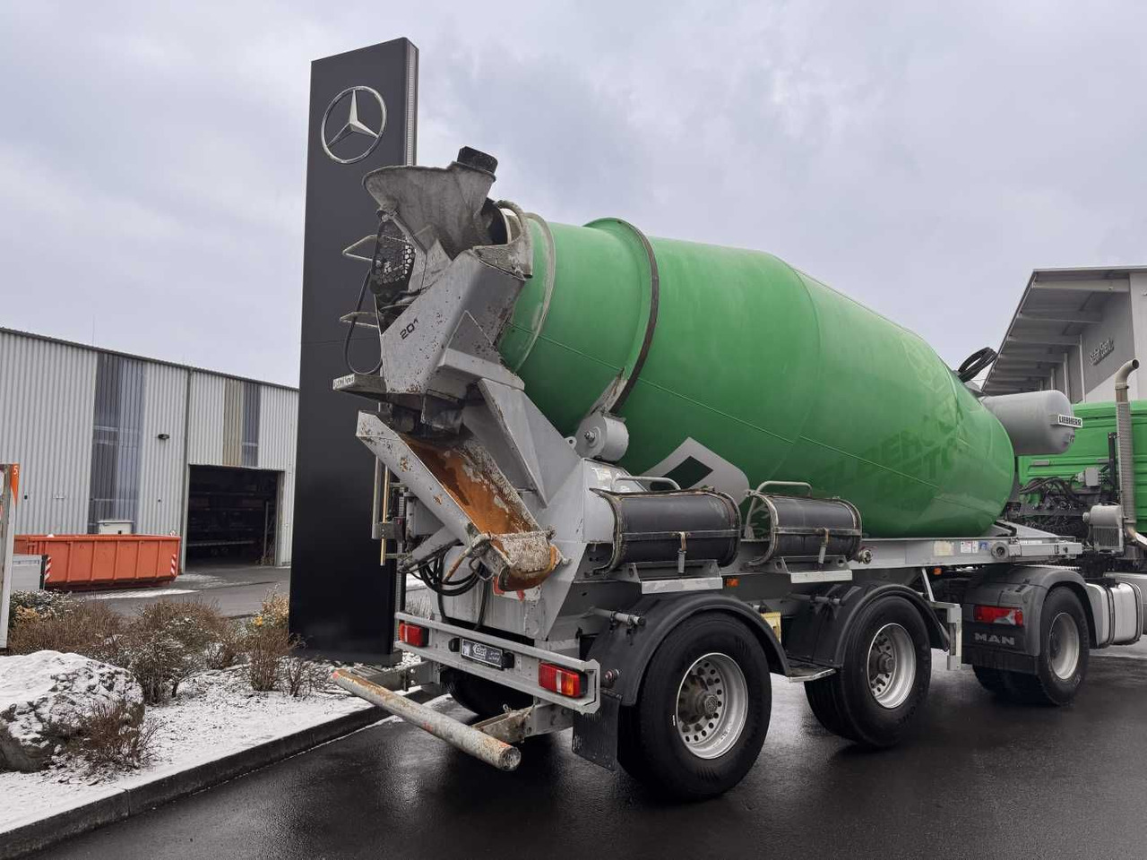 Semi-reboque Müller-Mitteltal SF32BM/BT Liebherr HTM1004 10m³ BPW Liftachse: foto 14