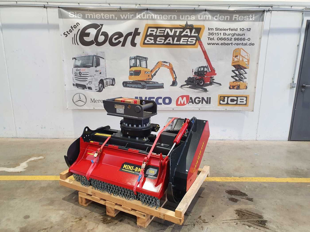 Seppi MINI-BMS 105 Forstmulcher Drehmotor MS08 - Triturador florestal: foto 1 Seppi MINI-BMS 105 Forstmulcher Drehmotor MS08 - Triturador florestal: foto 1