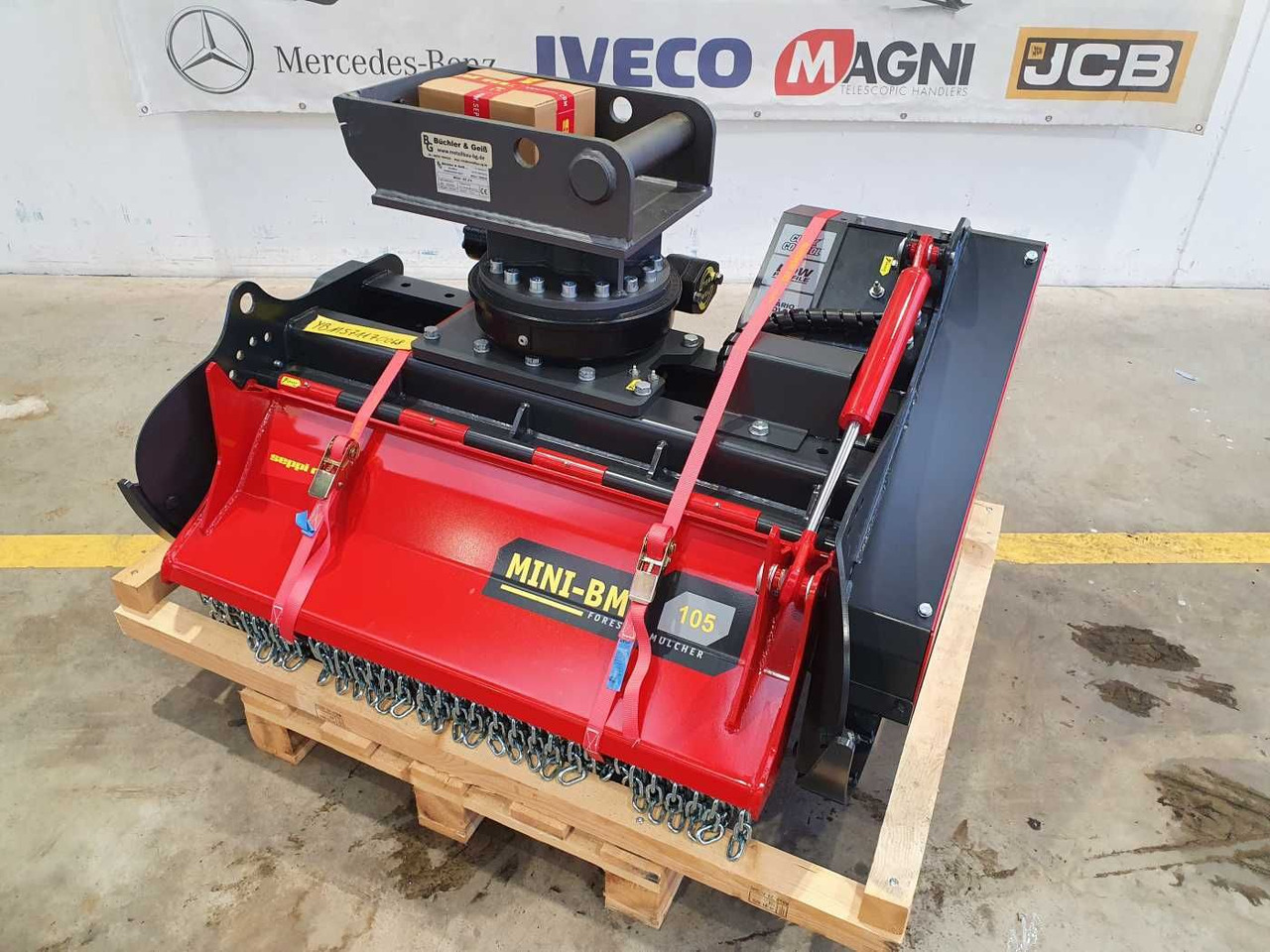 Seppi MINI-BMS 105 Forstmulcher Drehmotor MS08 - Triturador florestal: foto 2 Seppi MINI-BMS 105 Forstmulcher Drehmotor MS08 - Triturador florestal: foto 2
