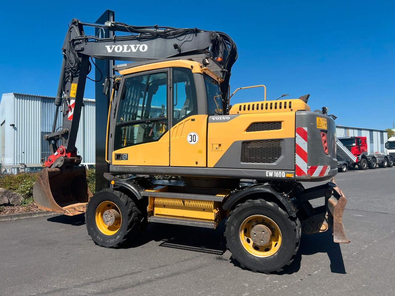 Volvo EW160D / 2014 / 1xTieflöffel / Forstschutzgitter - Escavadeira de rodas: foto 3 Volvo EW160D / 2014 / 1xTieflöffel / Forstschutzgitter - Escavadeira de rodas: foto 3