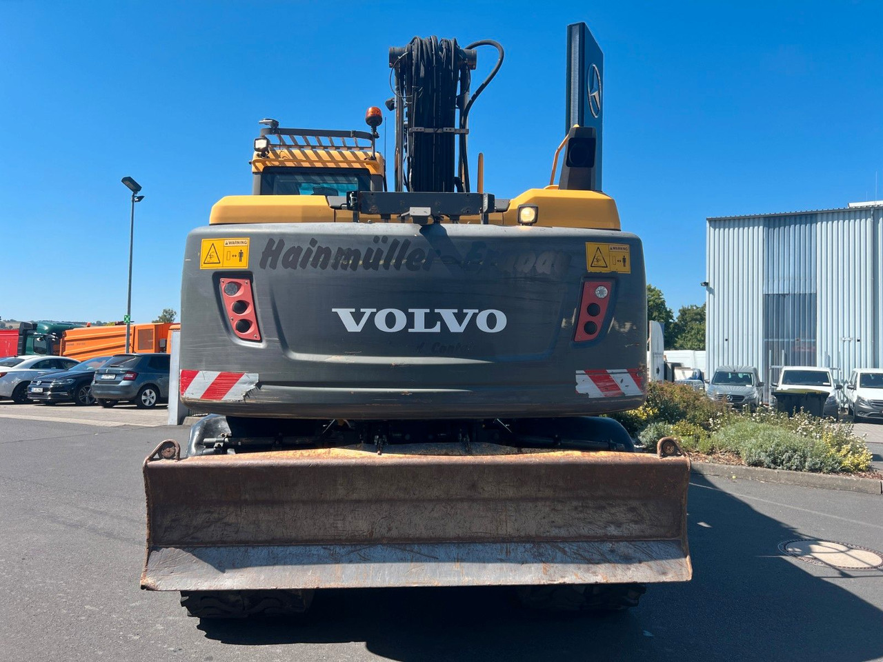 Volvo EW160D / 2014 / 1xTieflöffel / Forstschutzgitter - Escavadeira de rodas: foto 5 Volvo EW160D / 2014 / 1xTieflöffel / Forstschutzgitter - Escavadeira de rodas: foto 5