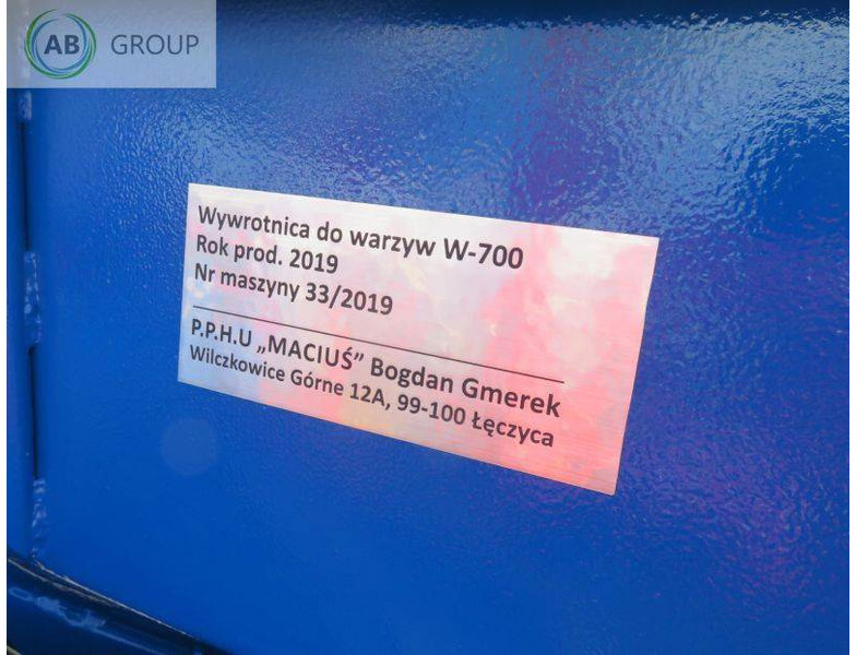Maciuś Kistenkipper W-700/Tippler box pallets/Volt - Equipamento de pós-colheita: foto 4 Maciuś Kistenkipper W-700/Tippler box pallets/Volt - Equipamento de pós-colheita: foto 4
