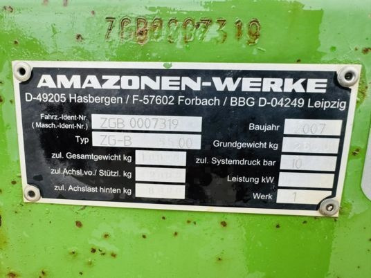 Amazone ZG-B PRECIS - Distribuidor de fertilizantes: foto 5 Amazone ZG-B PRECIS - Distribuidor de fertilizantes: foto 5