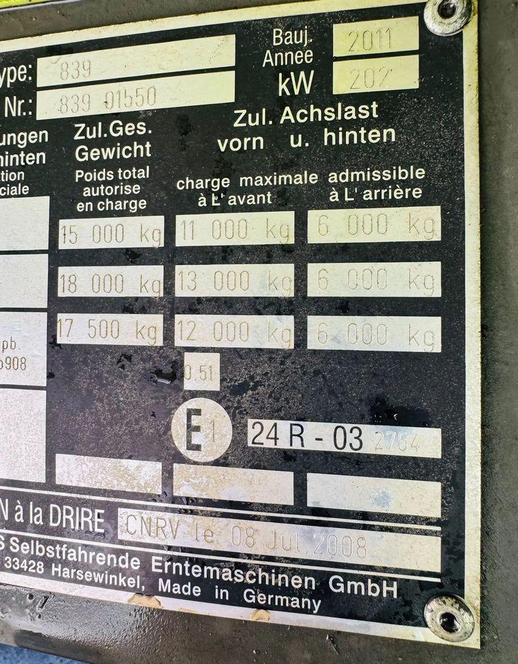 Claas Tucano 450 - Ceifeira debulhadora: foto 5 Claas Tucano 450 - Ceifeira debulhadora: foto 5