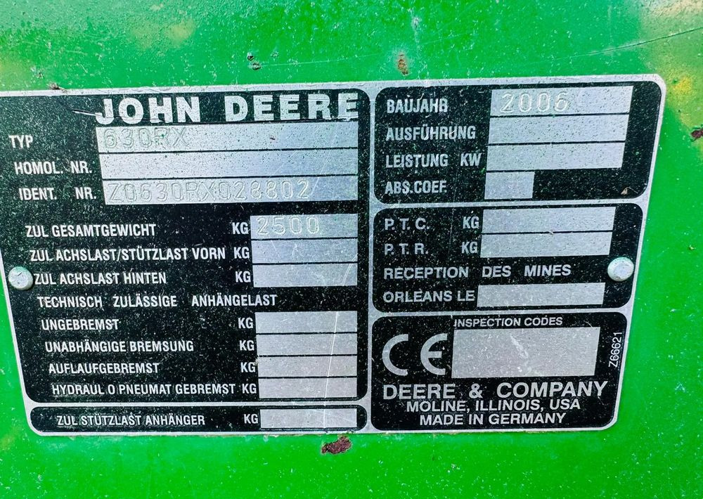 John Deere 630R - Plataforma para colheitadeira: foto 4 John Deere 630R - Plataforma para colheitadeira: foto 4