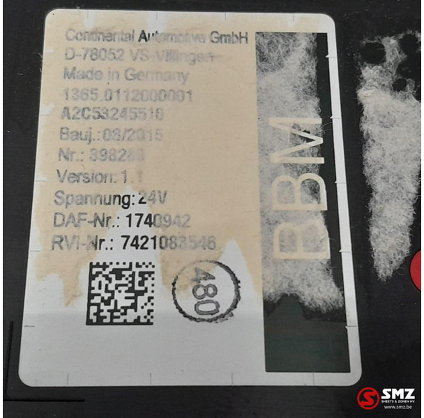 DAF Occ ECU BBM regeleenheid DAF - Centralina electrónica por Camião: foto 5 DAF Occ ECU BBM regeleenheid DAF - Centralina electrónica por Camião: foto 5