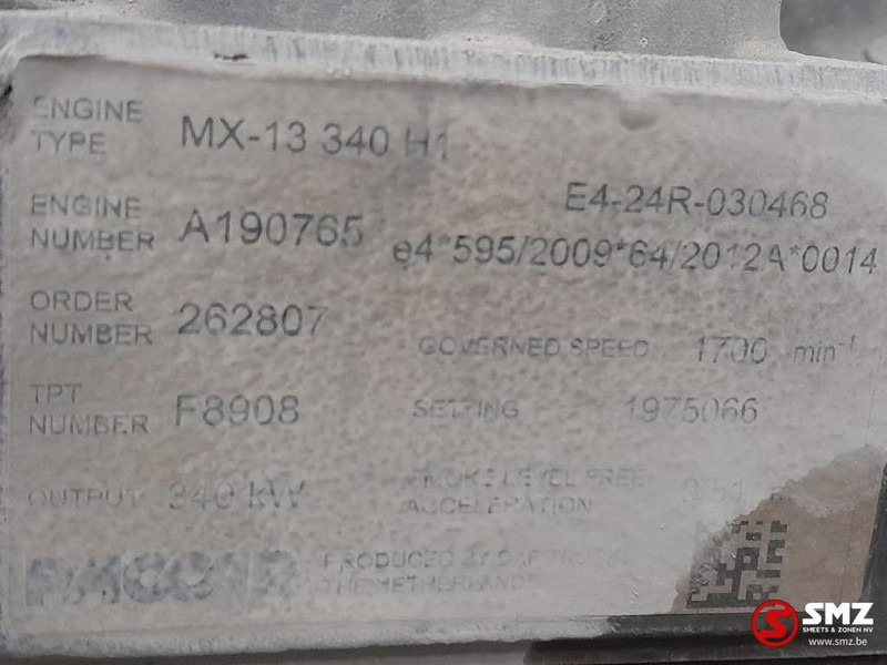 DAF Occ Motor DAF XF106 EURO 6 MX13 340 - Motor por Camião: foto 5 DAF Occ Motor DAF XF106 EURO 6 MX13 340 - Motor por Camião: foto 5