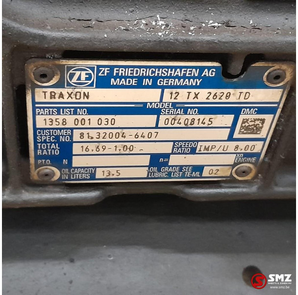 MAN Occ versnellingsbak 12TX2620TD MAN - Caixa de velocidade por Camião: foto 5 MAN Occ versnellingsbak 12TX2620TD MAN - Caixa de velocidade por Camião: foto 5