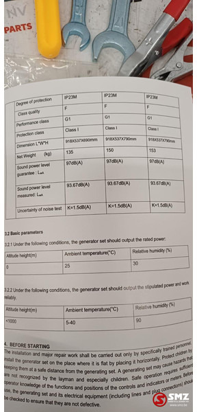 Máquina de construção Hyundai Occ stroomgroep HDG6500T Hyundai 6.5kva: foto 8