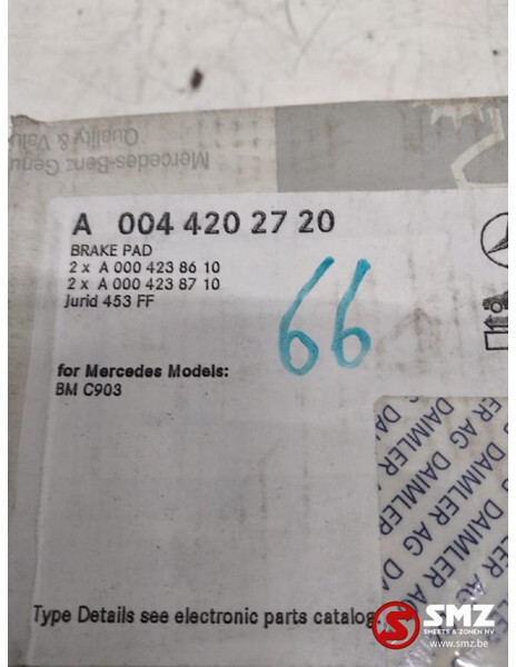 Mercedes-Benz Set remblokken mercedes sprinter w903 a0044202720 - Pastilhas de freio por Camião: foto 2 Mercedes-Benz Set remblokken mercedes sprinter w903 a0044202720 - Pastilhas de freio por Camião: foto 2